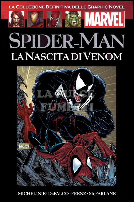 LA COLLEZIONE DEFINITIVA DELLE GRAPHIC NOVEL MARVEL #     1 - SPIDER-MAN: LA NASCITA DI VENOM